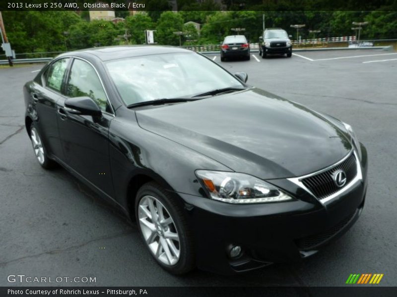 Obsidian Black / Ecru 2013 Lexus IS 250 AWD
