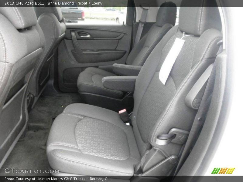 White Diamond Tricoat / Ebony 2013 GMC Acadia SLE