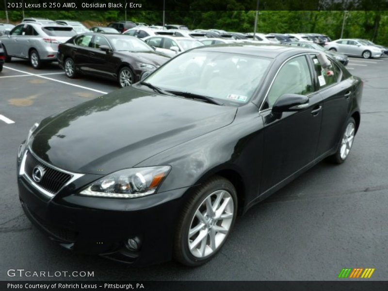 Obsidian Black / Ecru 2013 Lexus IS 250 AWD