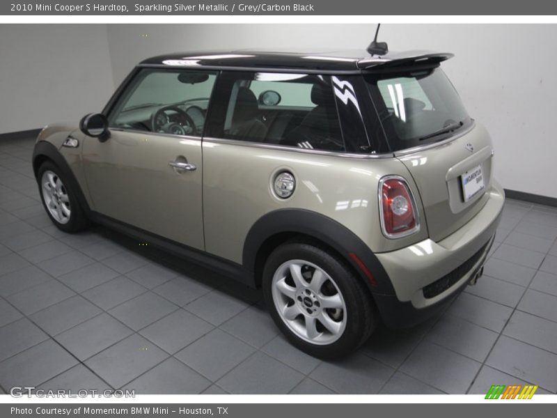 Sparkling Silver Metallic / Grey/Carbon Black 2010 Mini Cooper S Hardtop