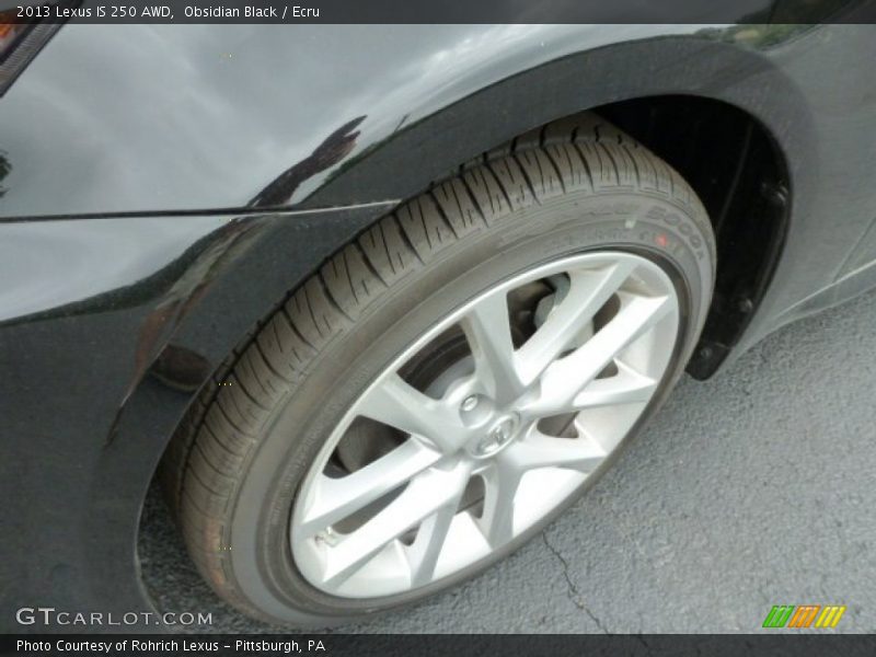 Obsidian Black / Ecru 2013 Lexus IS 250 AWD