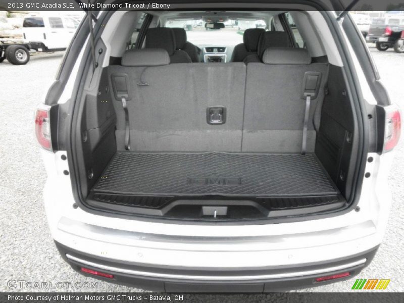 White Diamond Tricoat / Ebony 2013 GMC Acadia SLE