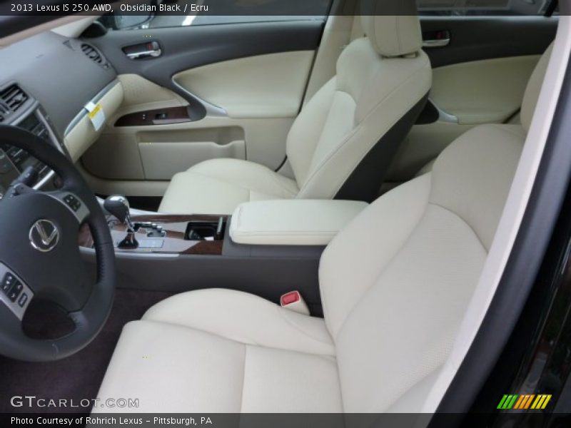 Obsidian Black / Ecru 2013 Lexus IS 250 AWD