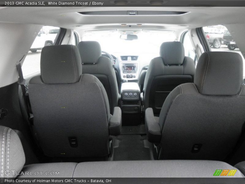 White Diamond Tricoat / Ebony 2013 GMC Acadia SLE