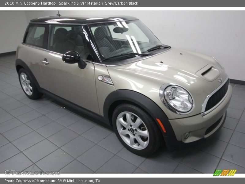 Sparkling Silver Metallic / Grey/Carbon Black 2010 Mini Cooper S Hardtop