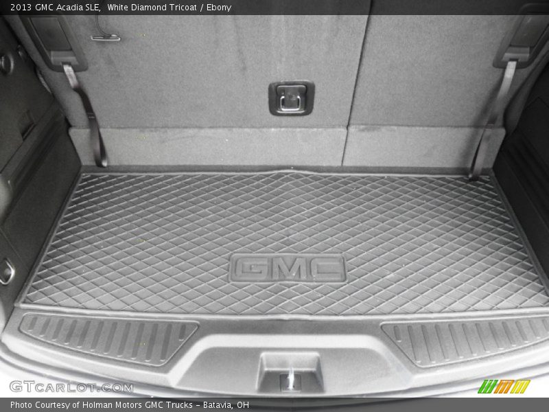 White Diamond Tricoat / Ebony 2013 GMC Acadia SLE