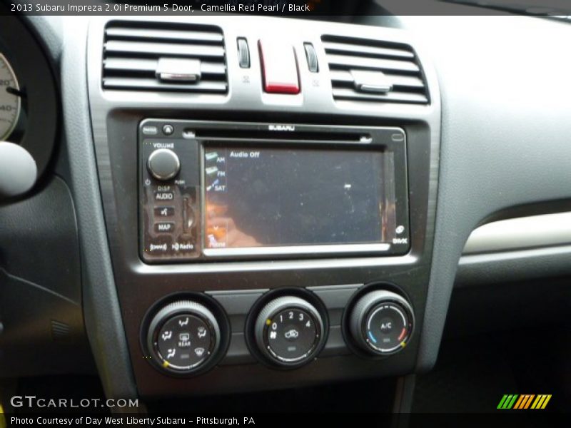 Camellia Red Pearl / Black 2013 Subaru Impreza 2.0i Premium 5 Door