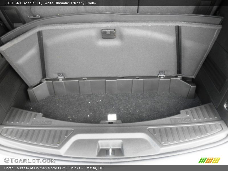 White Diamond Tricoat / Ebony 2013 GMC Acadia SLE