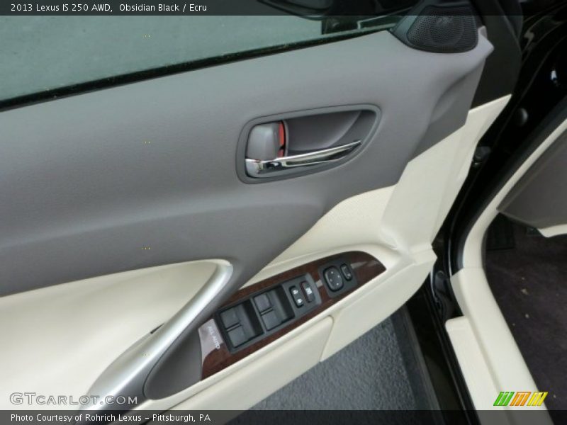 Obsidian Black / Ecru 2013 Lexus IS 250 AWD