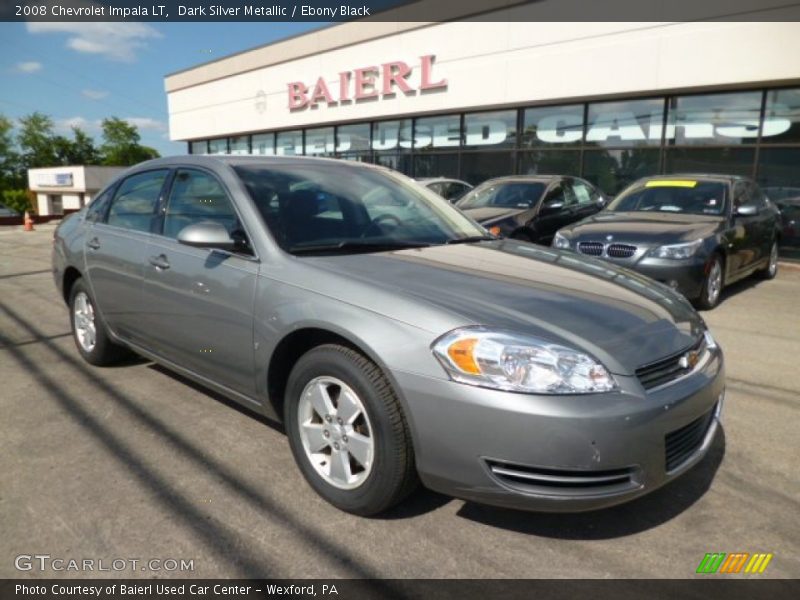 Dark Silver Metallic / Ebony Black 2008 Chevrolet Impala LT
