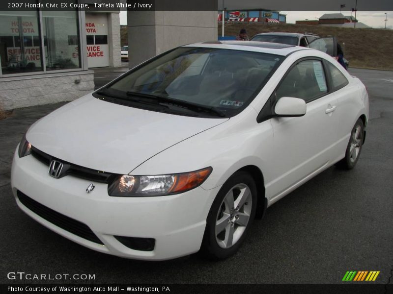 Taffeta White / Ivory 2007 Honda Civic EX Coupe