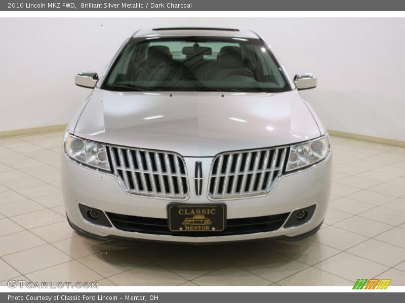 Brilliant Silver Metallic / Dark Charcoal 2010 Lincoln MKZ FWD