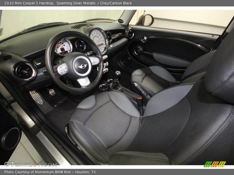 Sparkling Silver Metallic / Grey/Carbon Black 2010 Mini Cooper S Hardtop