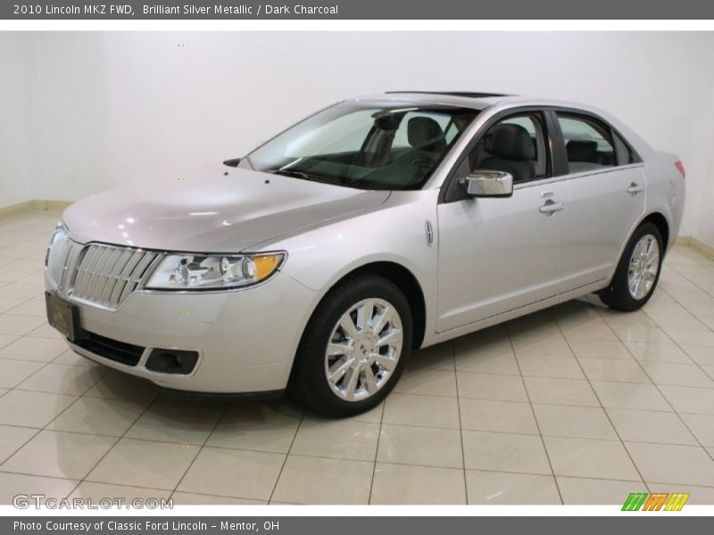 Brilliant Silver Metallic / Dark Charcoal 2010 Lincoln MKZ FWD