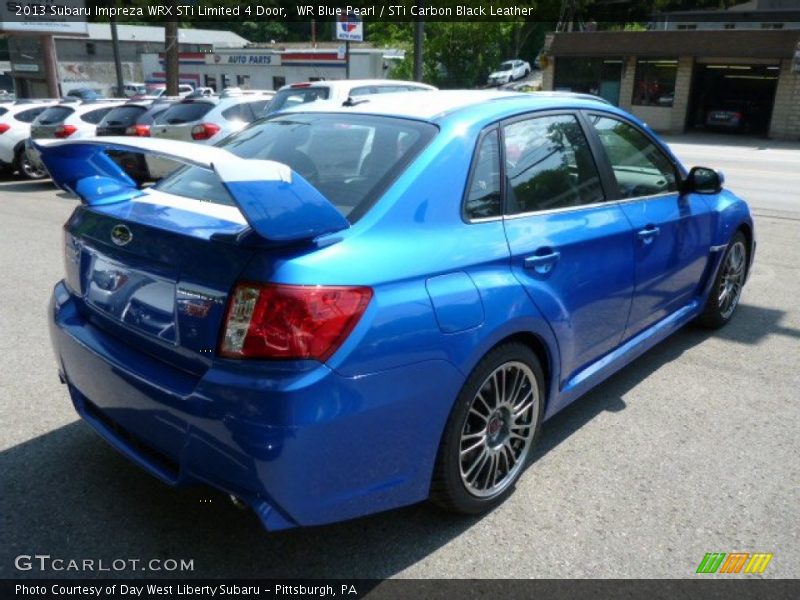  2013 Impreza WRX STi Limited 4 Door WR Blue Pearl