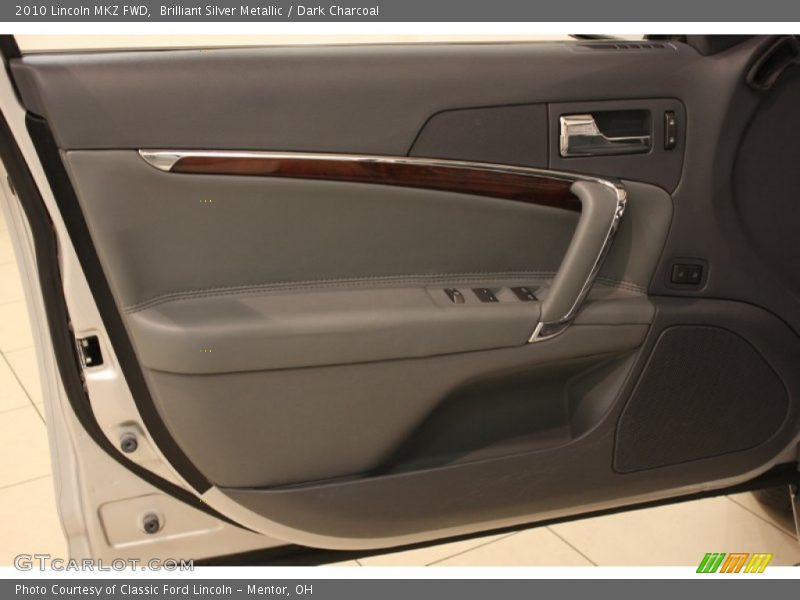 Brilliant Silver Metallic / Dark Charcoal 2010 Lincoln MKZ FWD