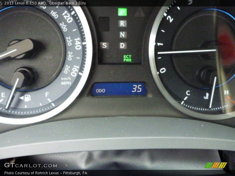 Obsidian Black / Ecru 2013 Lexus IS 250 AWD