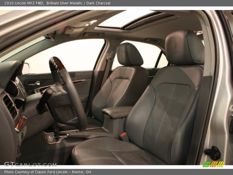 Brilliant Silver Metallic / Dark Charcoal 2010 Lincoln MKZ FWD