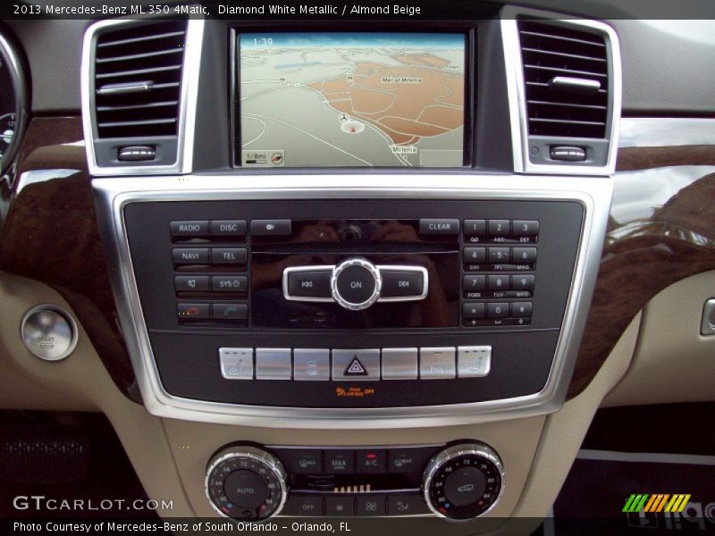 Diamond White Metallic / Almond Beige 2013 Mercedes-Benz ML 350 4Matic