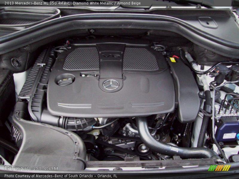 Diamond White Metallic / Almond Beige 2013 Mercedes-Benz ML 350 4Matic