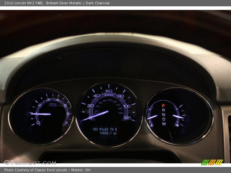 Brilliant Silver Metallic / Dark Charcoal 2010 Lincoln MKZ FWD