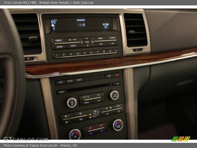 Brilliant Silver Metallic / Dark Charcoal 2010 Lincoln MKZ FWD