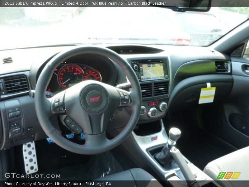  2013 Impreza WRX STi Limited 4 Door STi Carbon Black Leather Interior