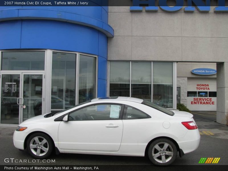 Taffeta White / Ivory 2007 Honda Civic EX Coupe