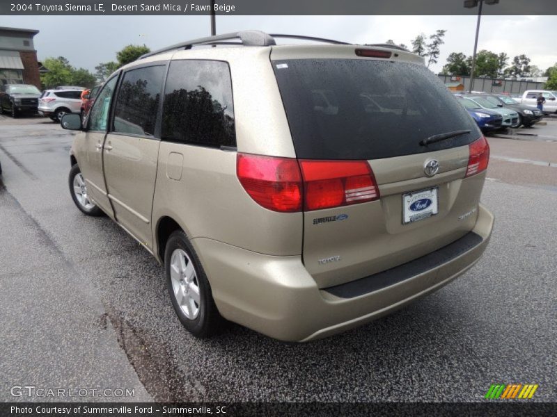 Desert Sand Mica / Fawn Beige 2004 Toyota Sienna LE