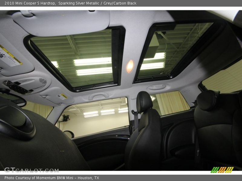 Sparkling Silver Metallic / Grey/Carbon Black 2010 Mini Cooper S Hardtop