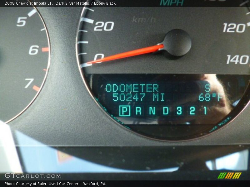 Dark Silver Metallic / Ebony Black 2008 Chevrolet Impala LT