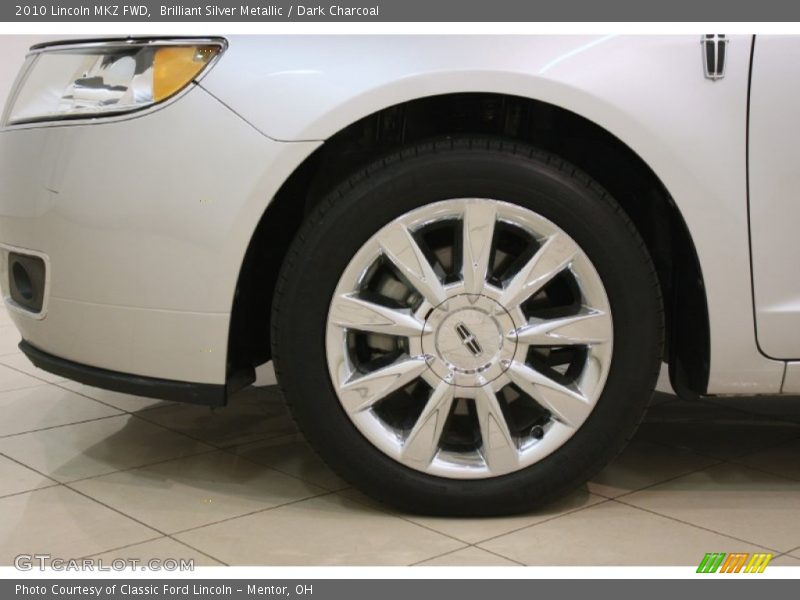 Brilliant Silver Metallic / Dark Charcoal 2010 Lincoln MKZ FWD