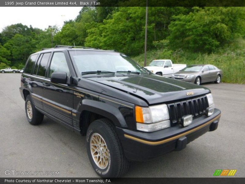 Black / Tan 1995 Jeep Grand Cherokee Limited 4x4