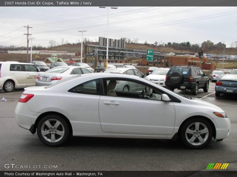 Taffeta White / Ivory 2007 Honda Civic EX Coupe