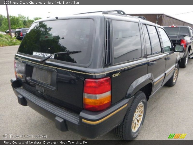 Black / Tan 1995 Jeep Grand Cherokee Limited 4x4
