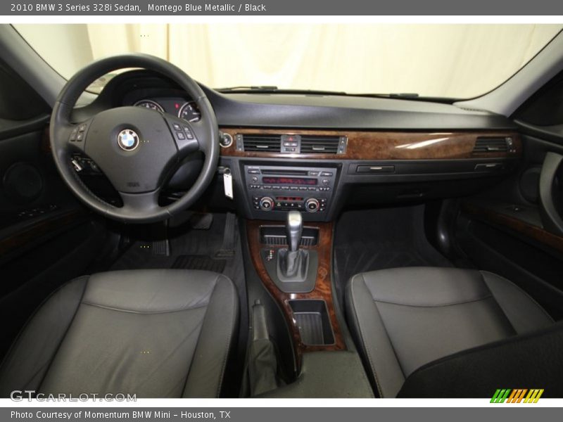 Montego Blue Metallic / Black 2010 BMW 3 Series 328i Sedan