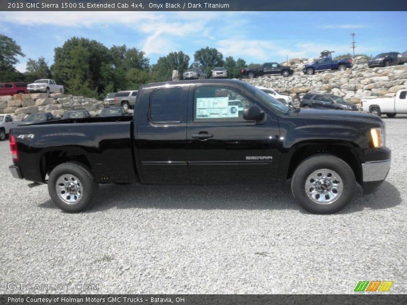 Onyx Black / Dark Titanium 2013 GMC Sierra 1500 SL Extended Cab 4x4