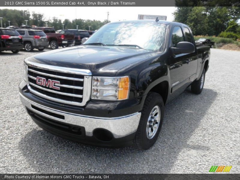 Onyx Black / Dark Titanium 2013 GMC Sierra 1500 SL Extended Cab 4x4