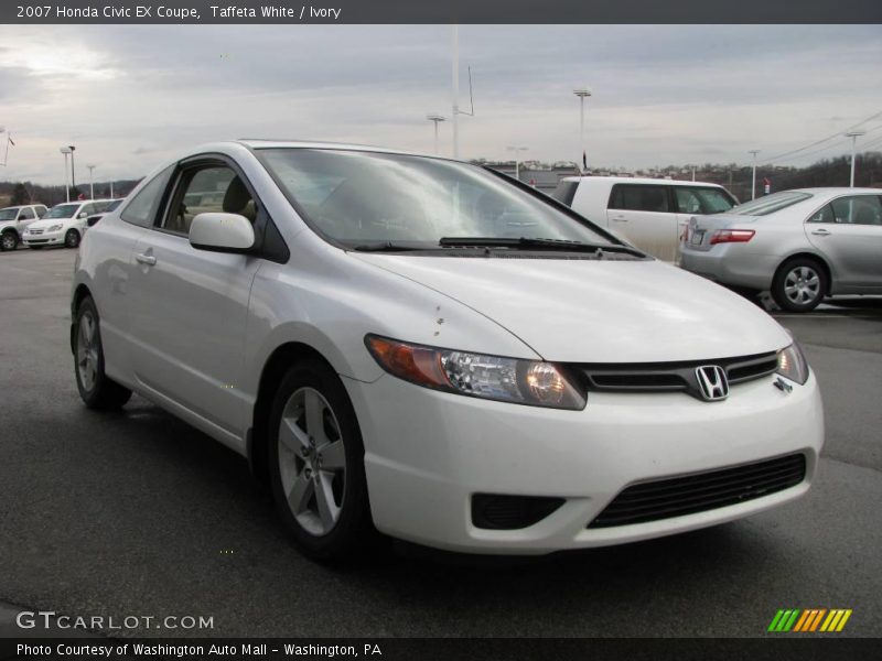 Taffeta White / Ivory 2007 Honda Civic EX Coupe