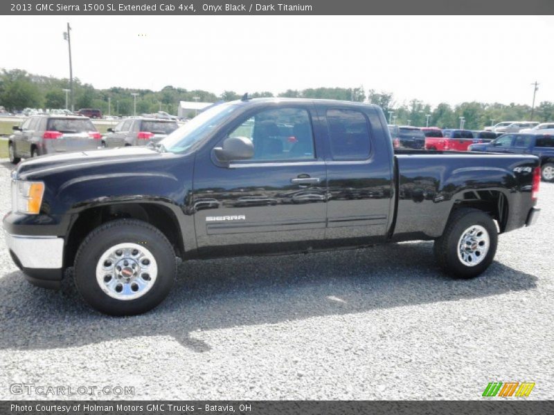 Onyx Black / Dark Titanium 2013 GMC Sierra 1500 SL Extended Cab 4x4