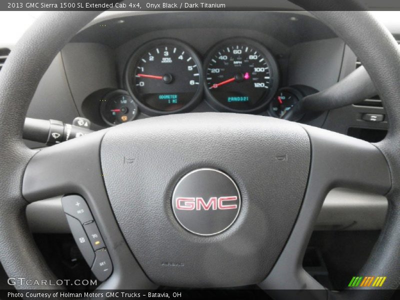 Onyx Black / Dark Titanium 2013 GMC Sierra 1500 SL Extended Cab 4x4