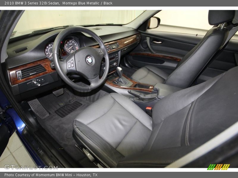 Montego Blue Metallic / Black 2010 BMW 3 Series 328i Sedan