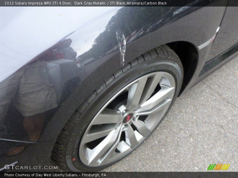 Dark Gray Metallic / STi Black Alcantara/Carbon Black 2013 Subaru Impreza WRX STi 4 Door
