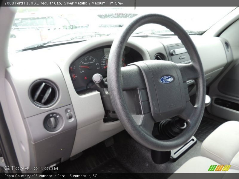 Silver Metallic / Medium Flint Grey 2008 Ford F150 XL Regular Cab
