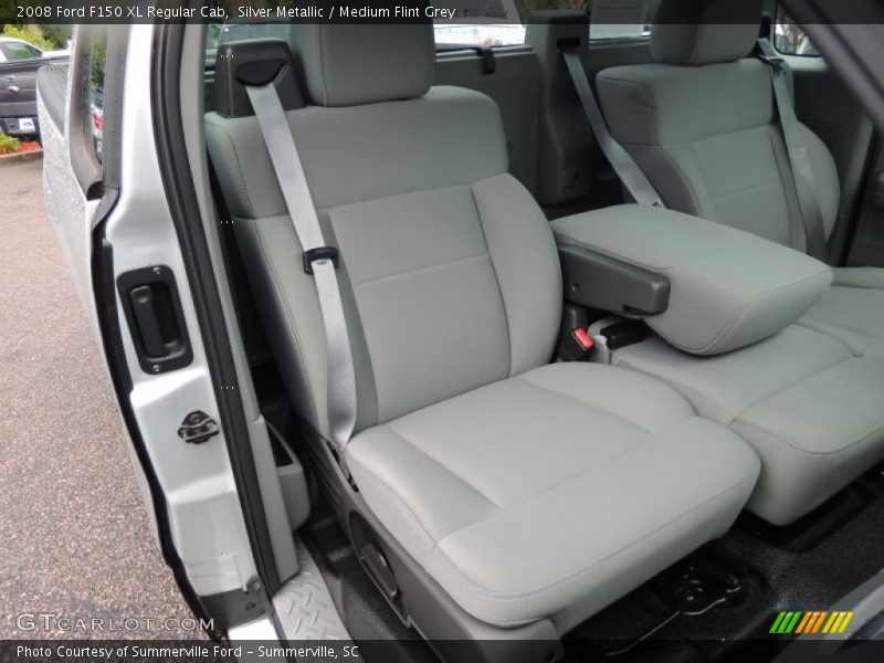 Silver Metallic / Medium Flint Grey 2008 Ford F150 XL Regular Cab