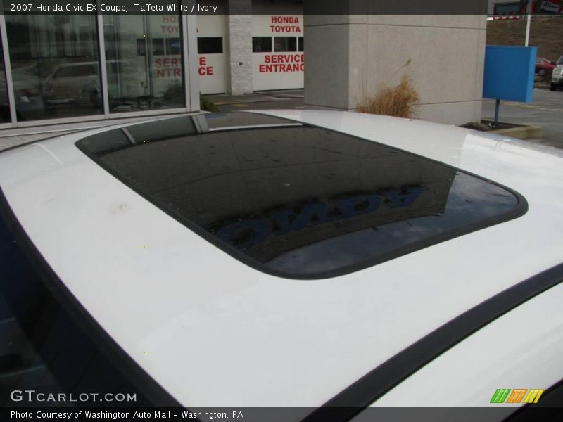 Taffeta White / Ivory 2007 Honda Civic EX Coupe