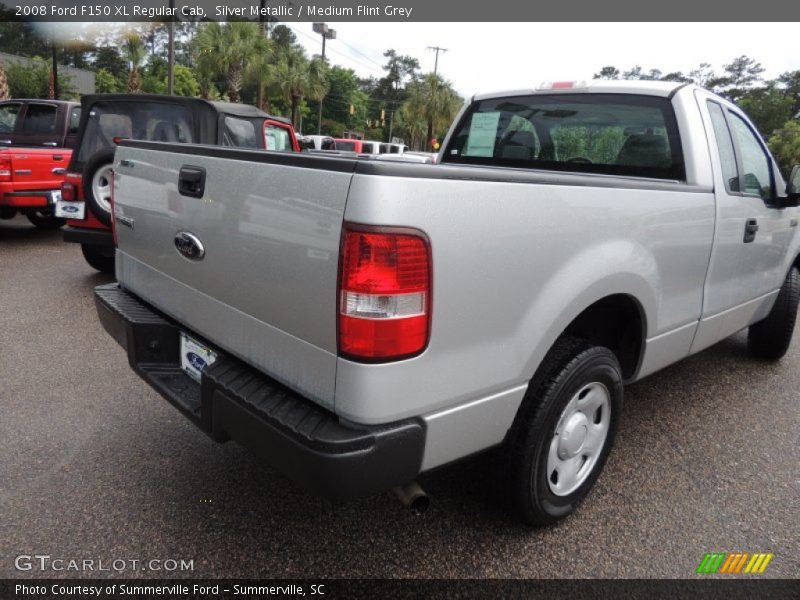 Silver Metallic / Medium Flint Grey 2008 Ford F150 XL Regular Cab