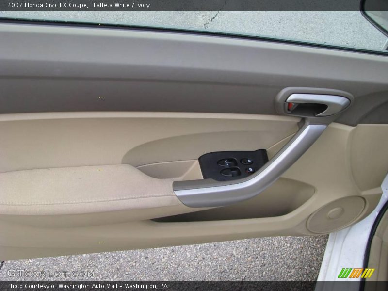 Taffeta White / Ivory 2007 Honda Civic EX Coupe