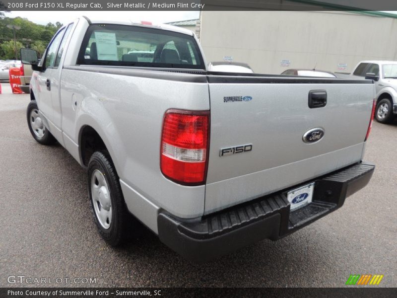 Silver Metallic / Medium Flint Grey 2008 Ford F150 XL Regular Cab