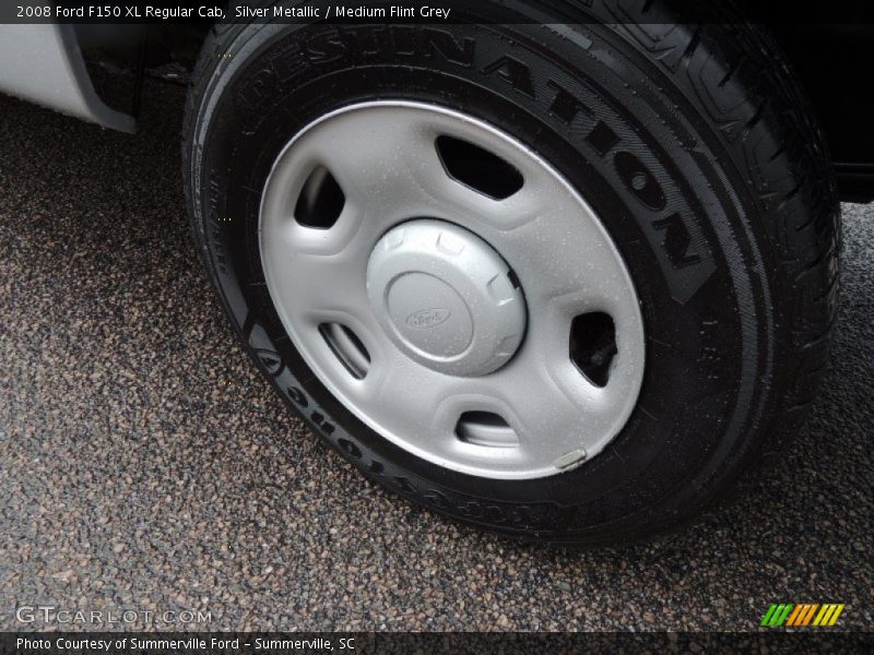 Silver Metallic / Medium Flint Grey 2008 Ford F150 XL Regular Cab